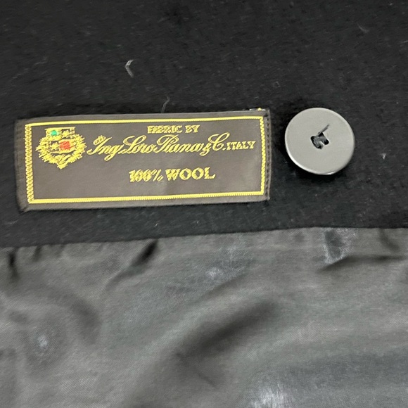 Fleurette loro piana wool coat size 10 black - Picture 8 of 10